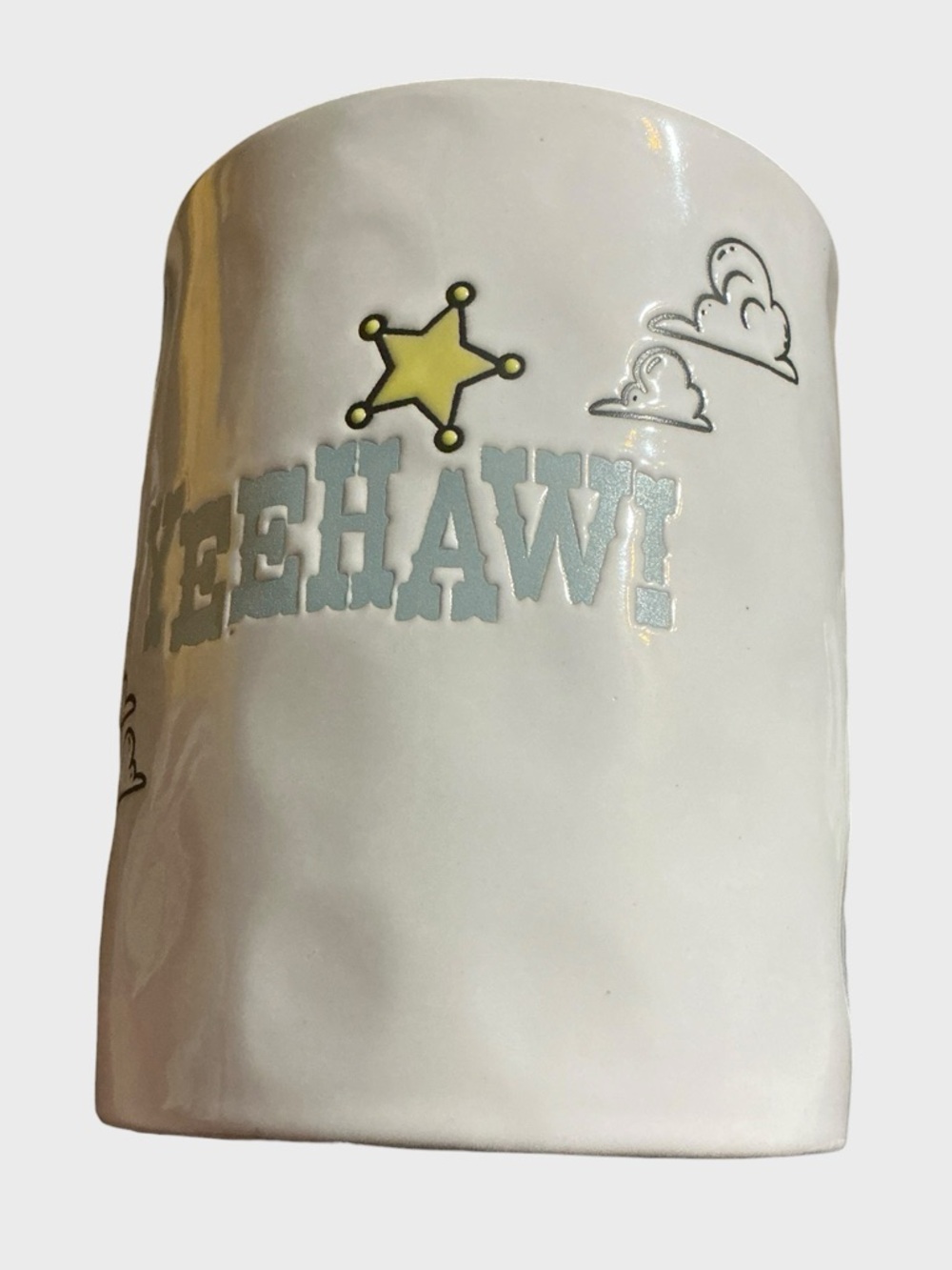Toy Story Woody Cowboy White Ceramic 'Yeehaw!' Coffee Mug Disney Pixar - Picture 5 of 7